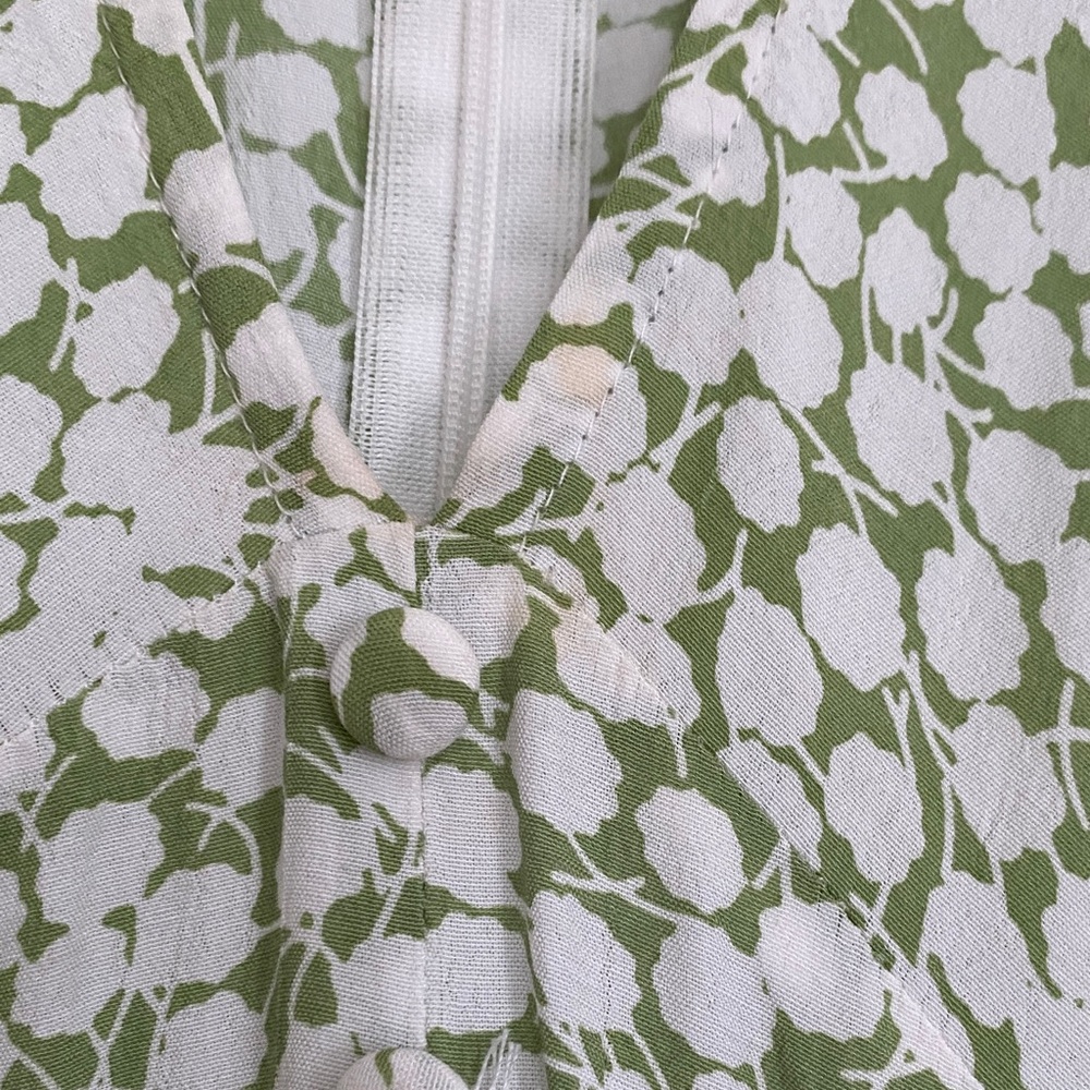 Faithfull the Brand XS/2 Green Floral Dress - Picture 6 of 7